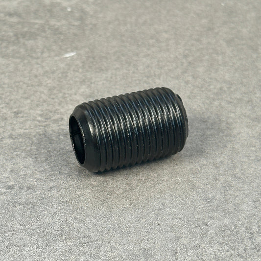 Pitkä kierteinen nippa - 20 mm - Mustamaalattu