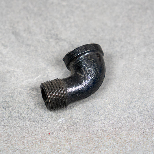 Rörböj 90° m/f - 20 mm - Svartlackerad – 2:a sortering
