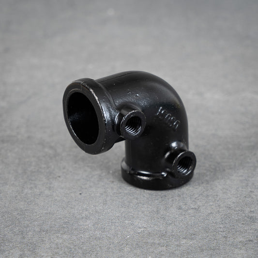 Fri putkikulma 90° - 20 mm - mustamaalattu