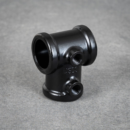 Vapaasti liikkuva T-risteys - 20 mm - Mustamaalattu