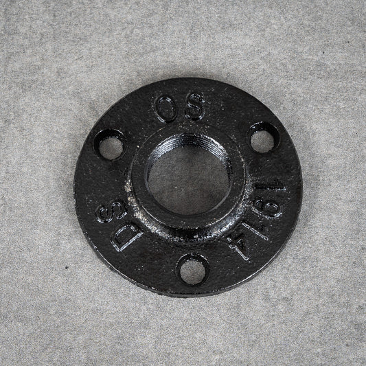 Wandhalterung / Fuß, 3 Löcher - 26 mm - Schwarz lackiert