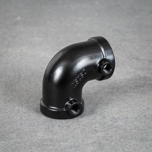 Free Pipe Bend 90° - 26 mm - Black Lacquered