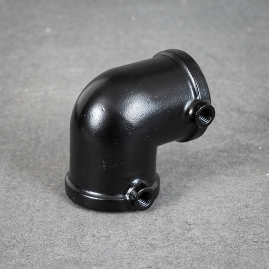 Free Pipe Bend 90° - 32 mm - Black Lacquered
