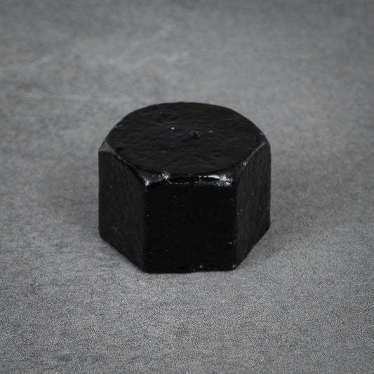Hexagon møtrik / udvendig plug - 20 mm - Sortlakeret