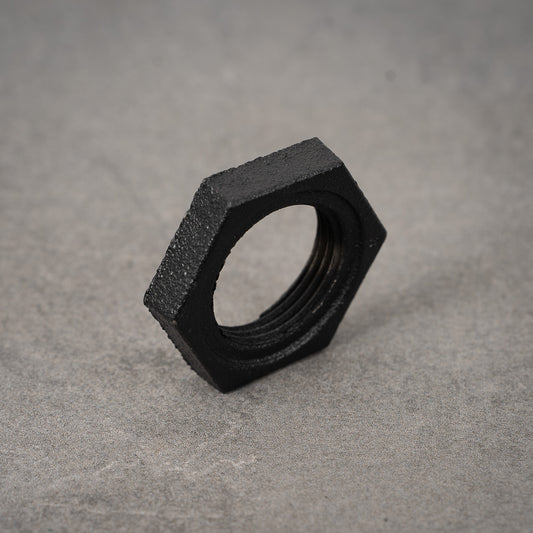 Låsemøtrik - 32 mm - Sortlakeret