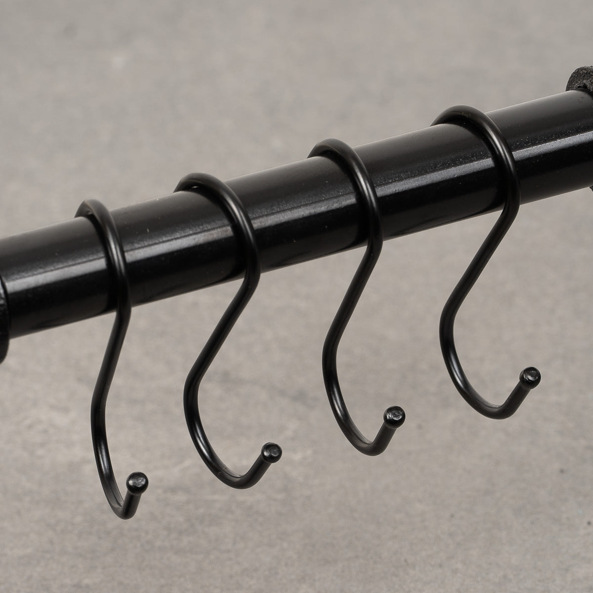 S-krog krog 80 mm - 26 mm - Sortlakeret