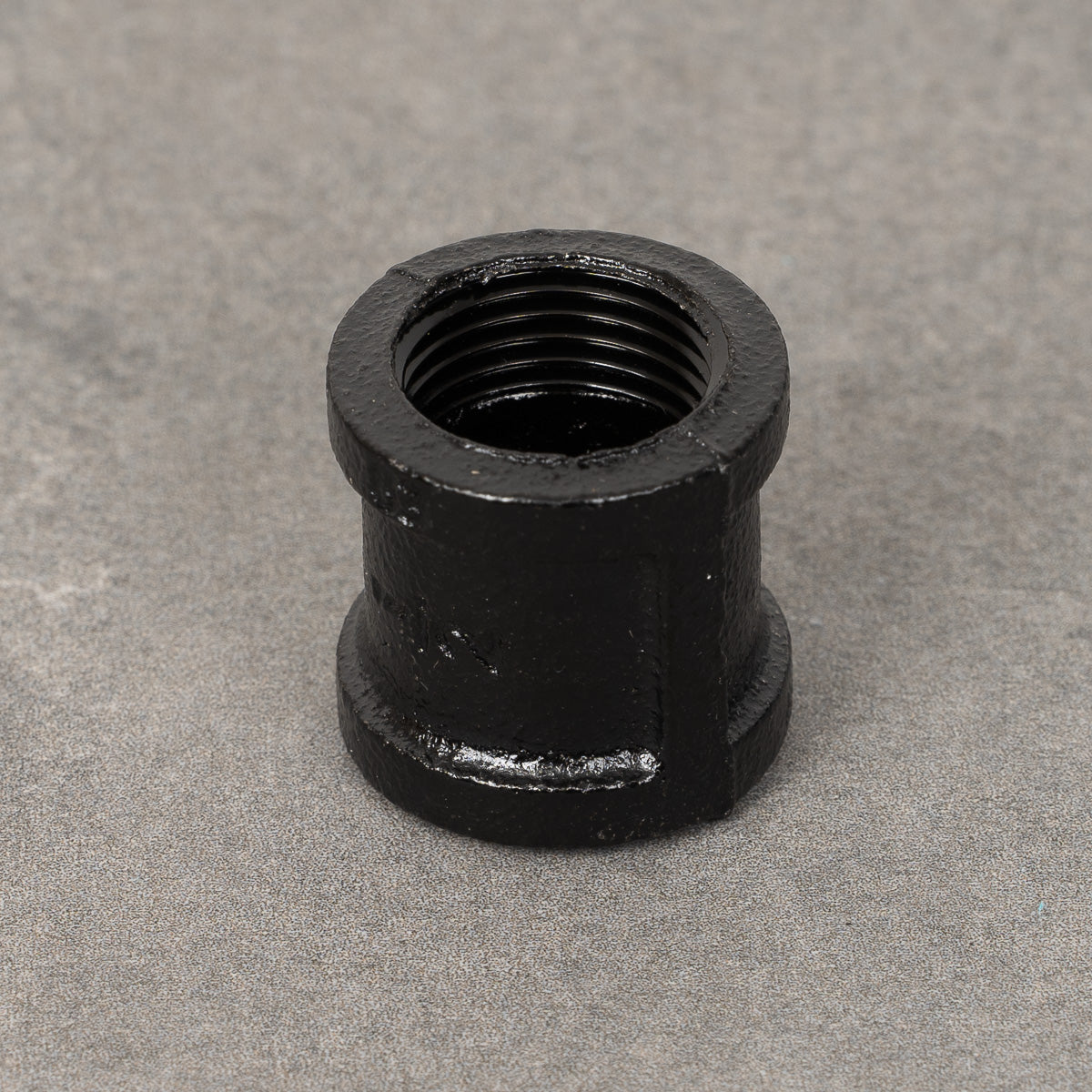 Pipe fitting antique - 20 mm - Black lacquered