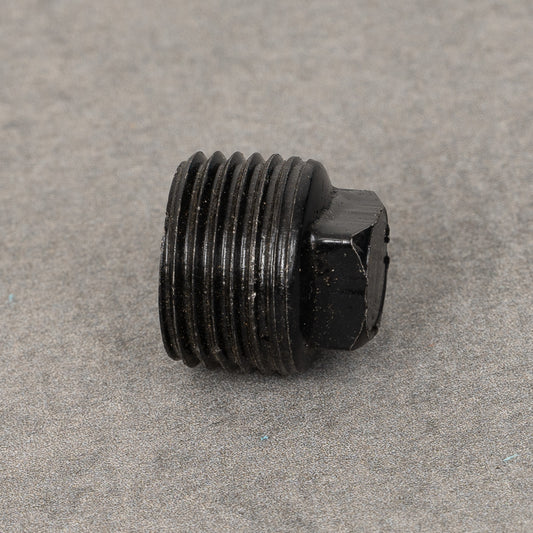 Rohrstopfen - 20 mm - Schwarz lackiert