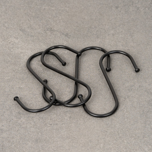 S-krog krog 90 mm - 26 mm - Sortlakeret