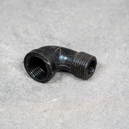 Rörböj 90° m/f - 20 mm - Svartlackerad – 2:a sortering