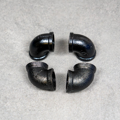 Rörböj 90° - 20 mm - Svartlackerad – 2:a sortering