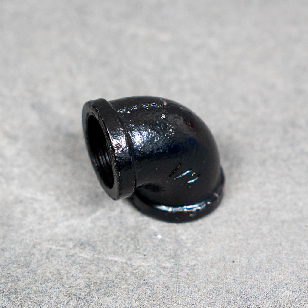Rörböj 90° - 20 mm - Svartlackerad – 2:a sortering
