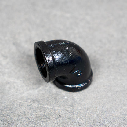 Rörböj 90° - 20 mm - Svartlackerad – 2:a sortering