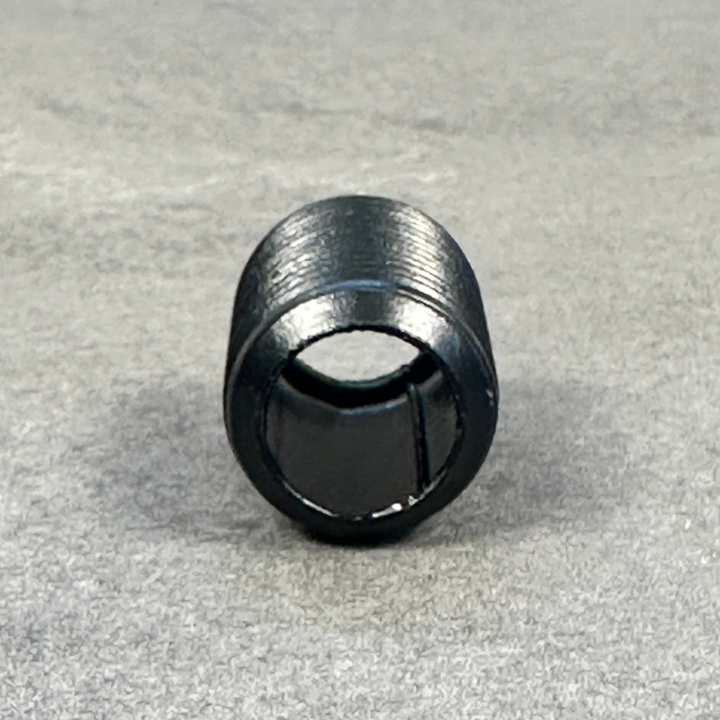 Gängnippel lang - 20 mm - Sortlakeret