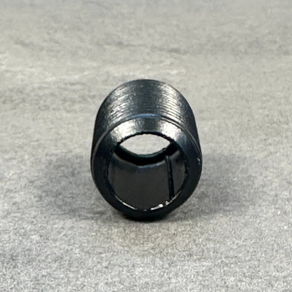 Gängnippel lang - 20 mm - Sortlakeret