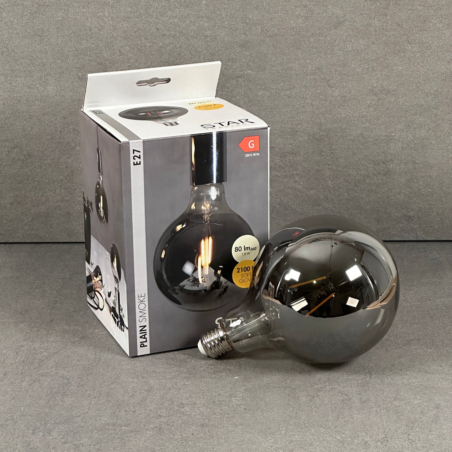 STAR Mega Bulb LED E27 Plain Smoke