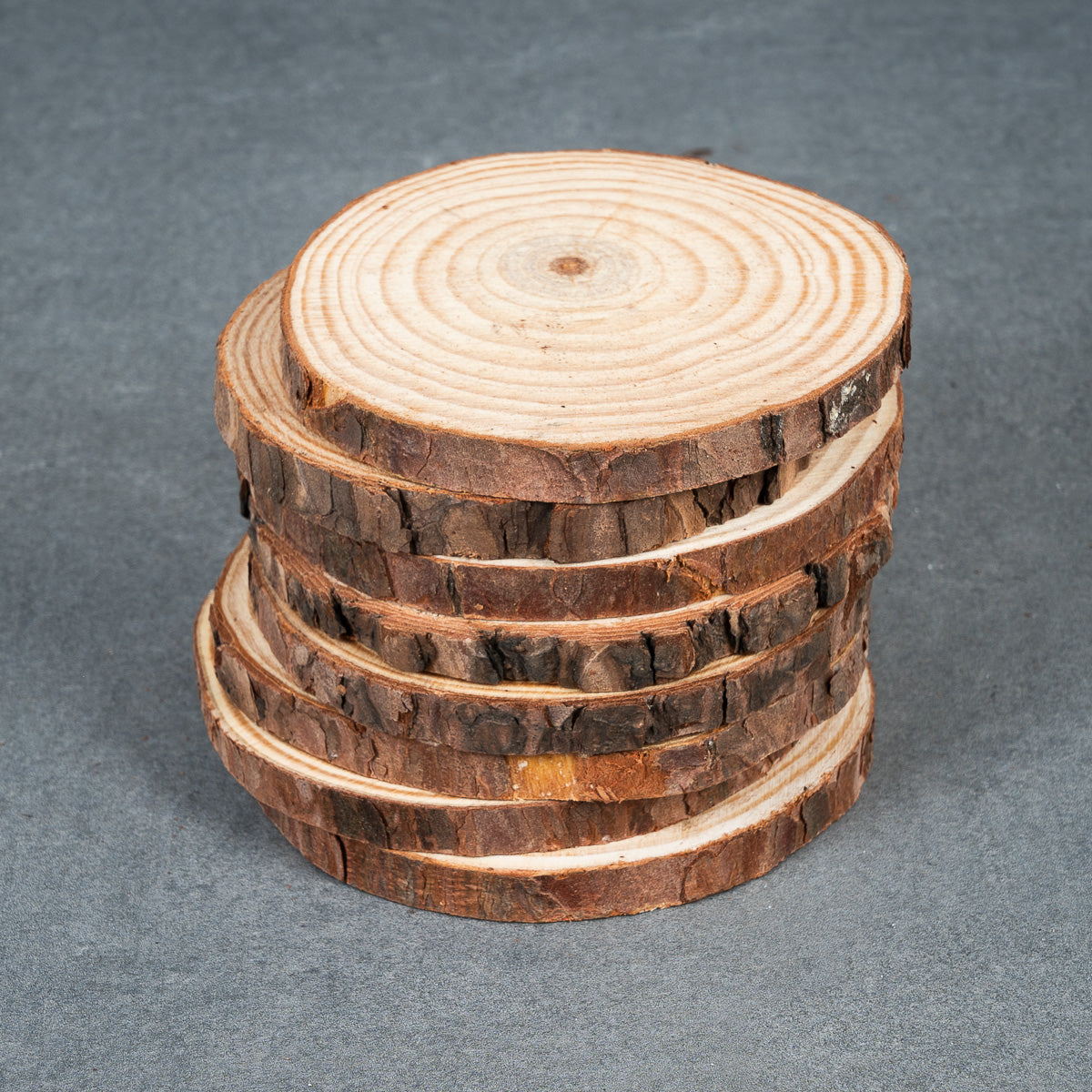 Unedged piece of wood, round - 10-11 cm in diameter - Spruce