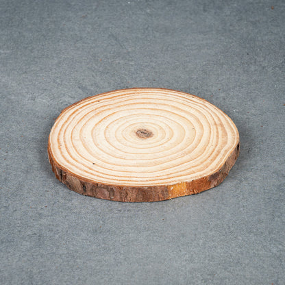 Unedged piece of wood, round - 10-11 cm in diameter - Spruce