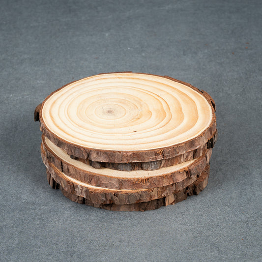 Unedged piece of wood, round - 13-15 cm in diameter - Spruce