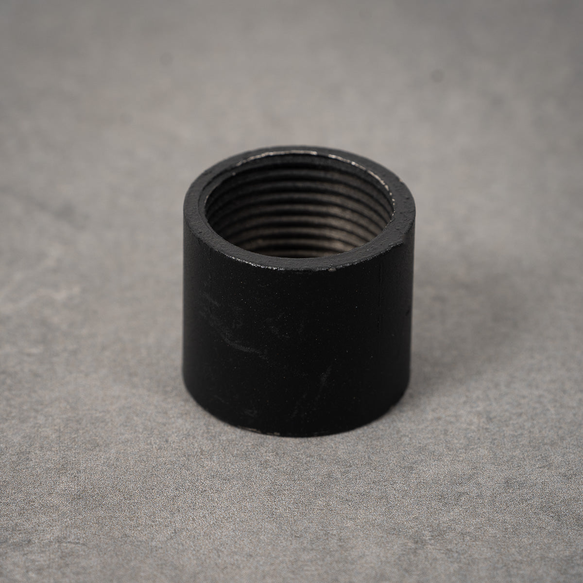 Rörkoppling Slät – 26 mm Svartlackerat Gjutjärn – Piperebel