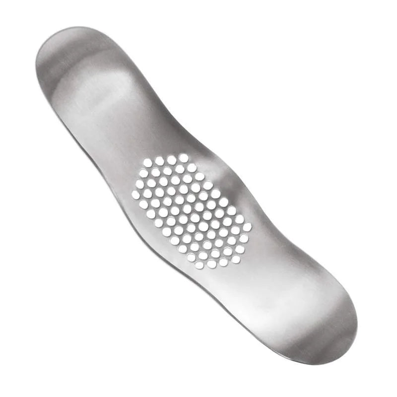 Stainless steel garlic press