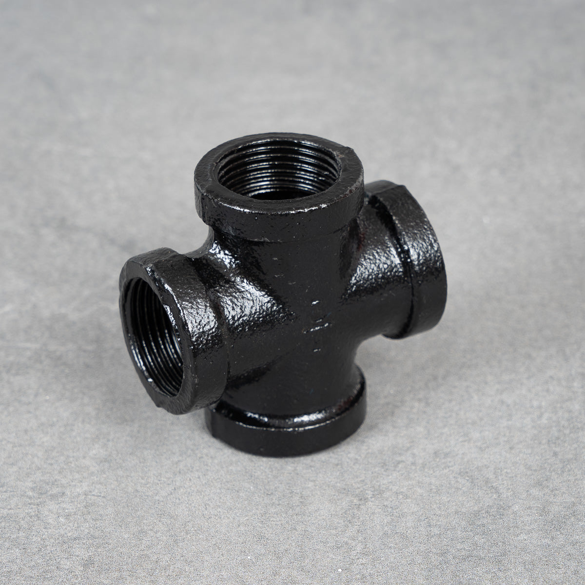 Fire cross - 26 mm - Black painted