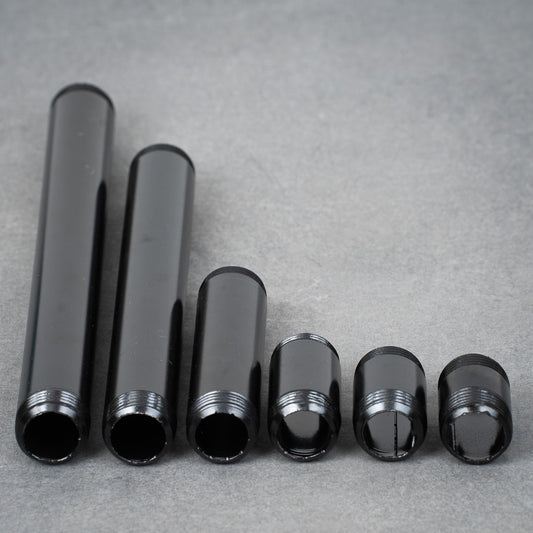 Pipe for interior decoration - 26 mm - Black lacquered